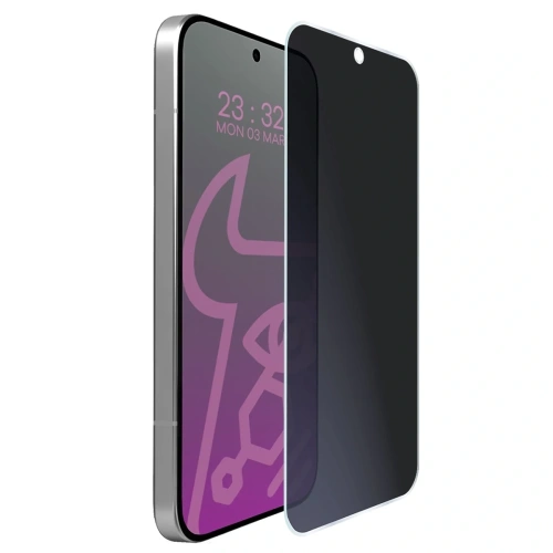 Prywatyzujące szkło hybrydowe Bizon Glass Mule Shadow do Xiaomi POCO F8 Pro matowe