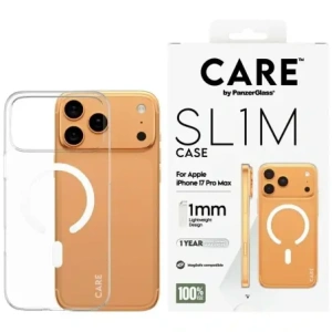Etui CARE by PanzerGlass SL1M MagSafe do Apple iPhone 17 Pro Max przezroczysty