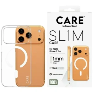 Etui CARE by PanzerGlass SL1M MagSafe do Apple iPhone 17 Pro przezroczysty