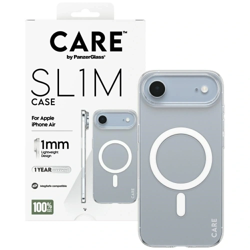 Etui CARE by PanzerGlass SL1M MagSafe do Apple iPhone Air przezroczysty