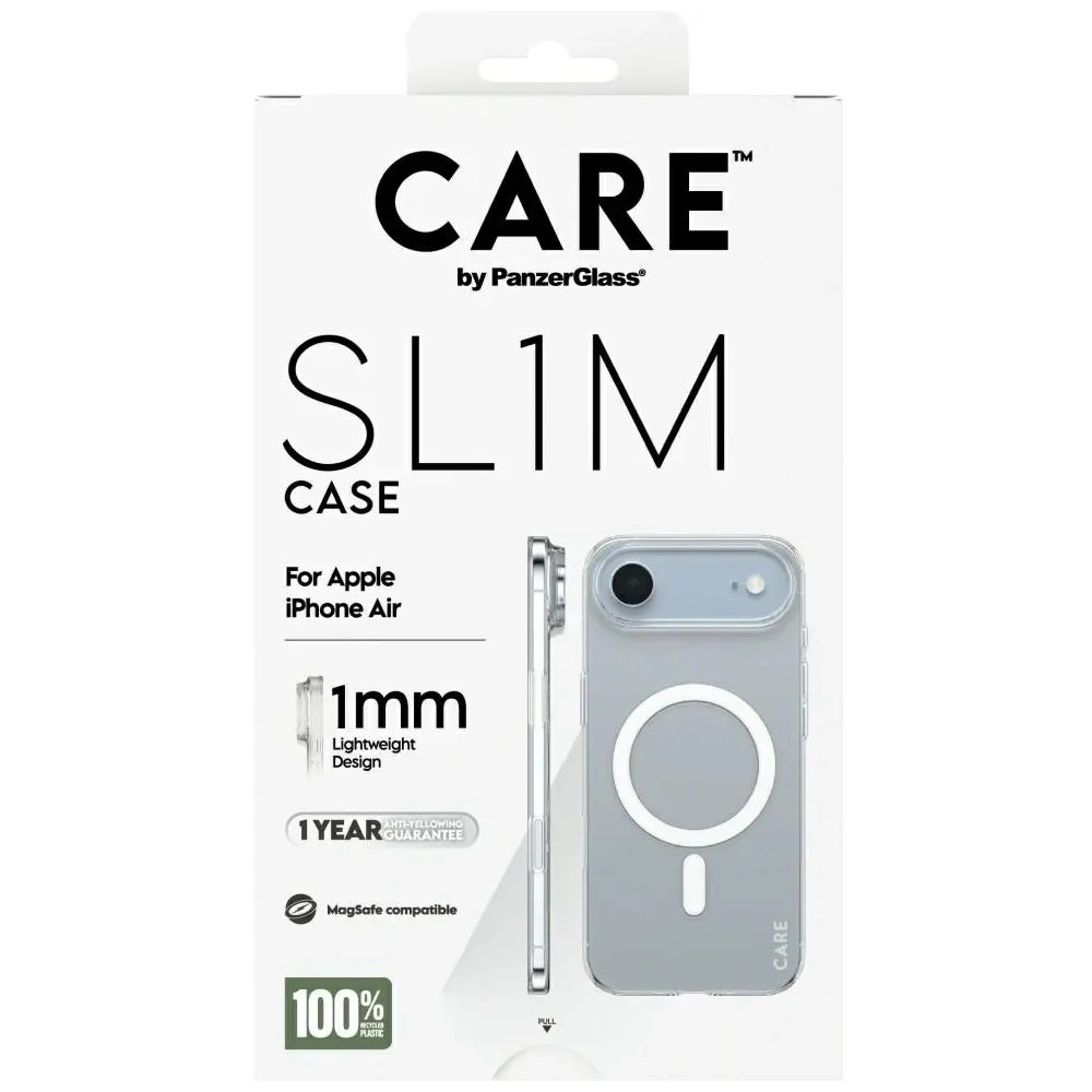 Etui CARE by PanzerGlass SL1M MagSafe do Apple iPhone Air przezroczysty