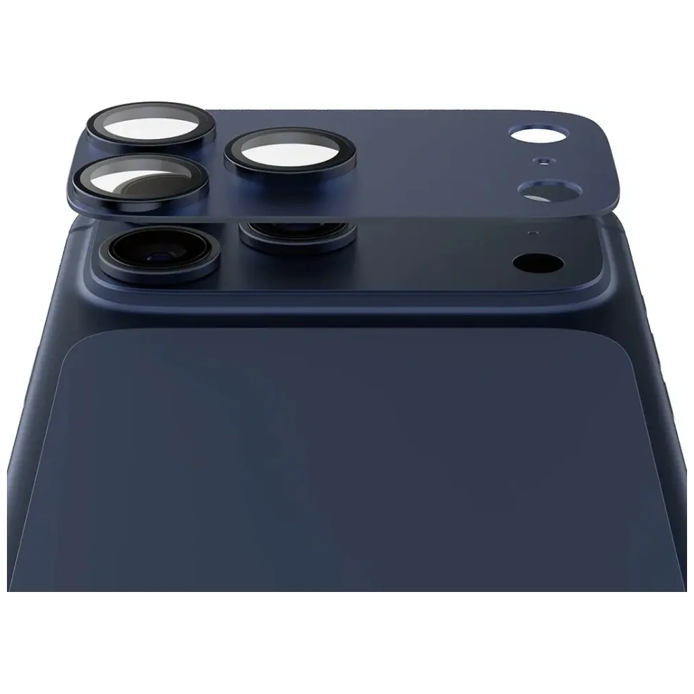 Szkło hartowane na obiektyw PanzerGlass Fender Camera Protector do Apple iPhone 17 Pro Max niebieski