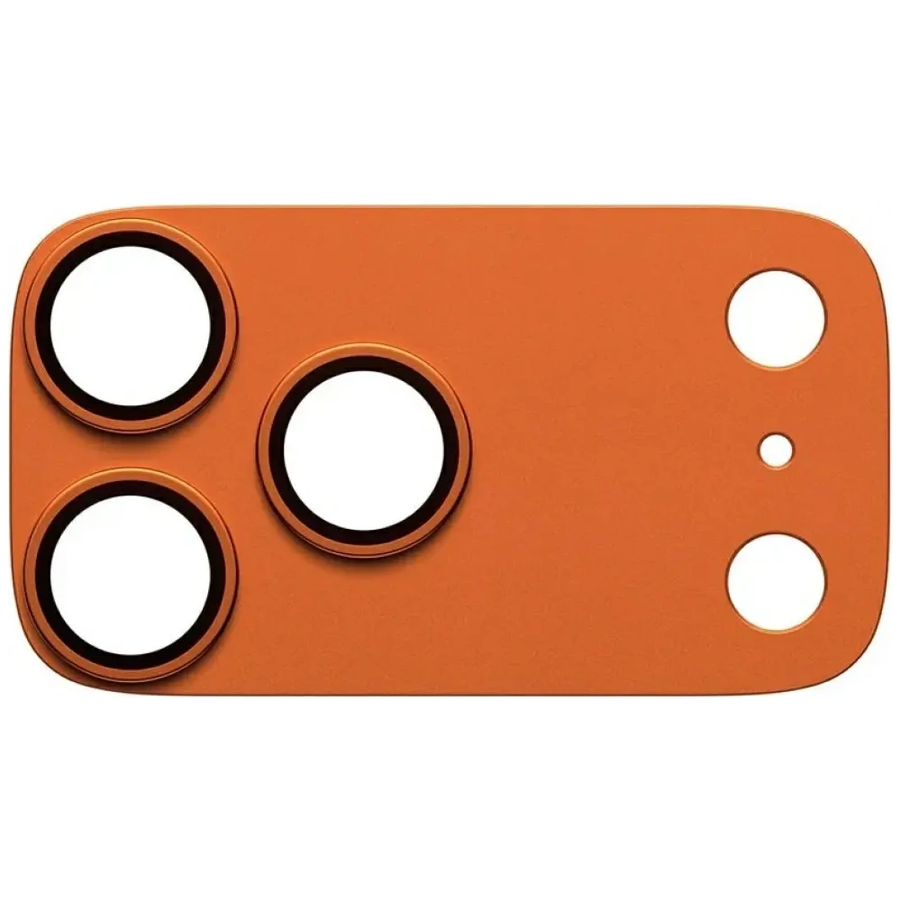 Szkło hartowane na obiektyw PanzerGlass Fender Camera Protector do Apple iPhone 17 Pro Max pomarańczowy