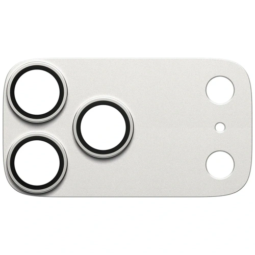 Szkło hartowane na obiektyw PanzerGlass Fender Camera Protector do Apple iPhone 17 Pro Max srebrny