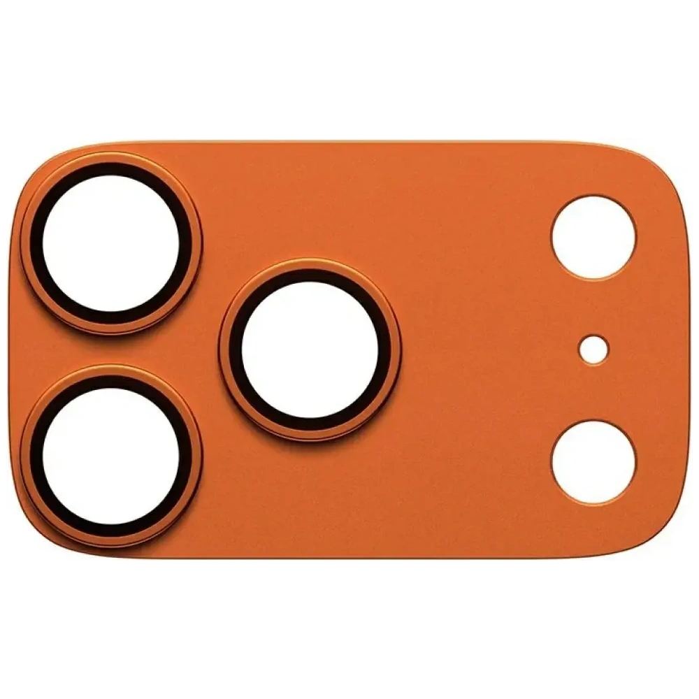 Szkło hartowane na obiektyw PanzerGlass Fender Camera Protector do Apple iPhone 17 Pro pomarańczowy