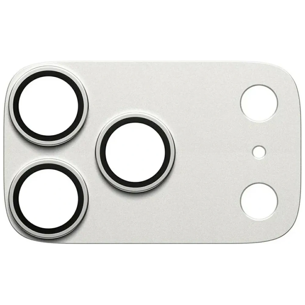 Szkło hartowane na obiektyw PanzerGlass Fender Camera Protector do Apple iPhone 17 Pro srebrny