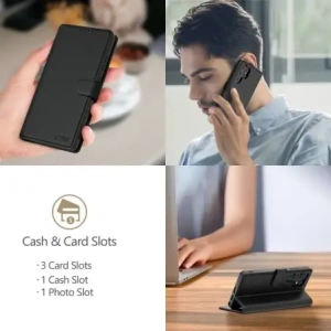 Etui z klapką Tech-Protect Wallet do Xiaomi Poco F8 Pro Black