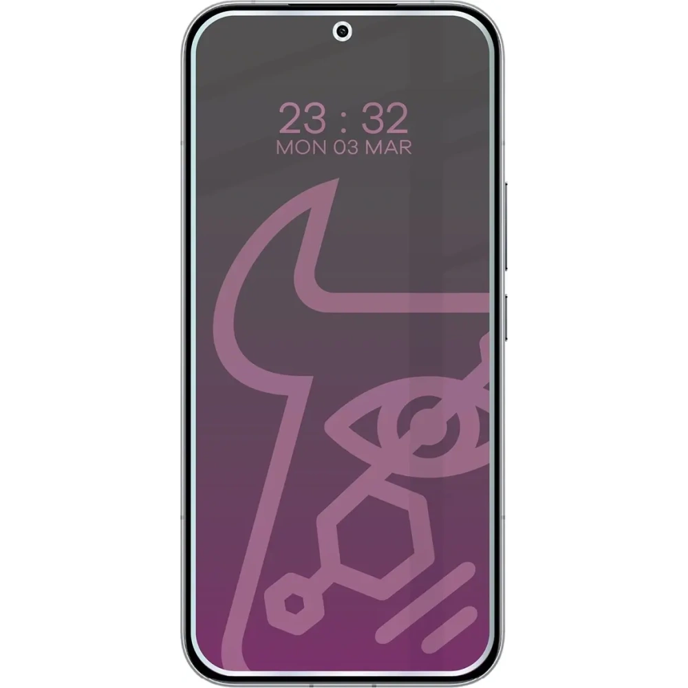 Prywatyzujące szkło hybrydowe Bizon Glass Mule Shadow do Xiaomi POCO F8 Ultra matowe