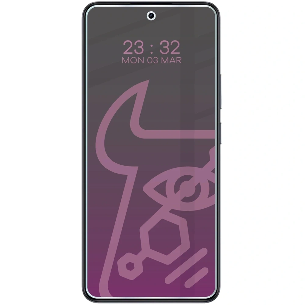 Prywatyzujące szkło hybrydowe Bizon Glass Mule Shadow do Realme 14T 5G matowe