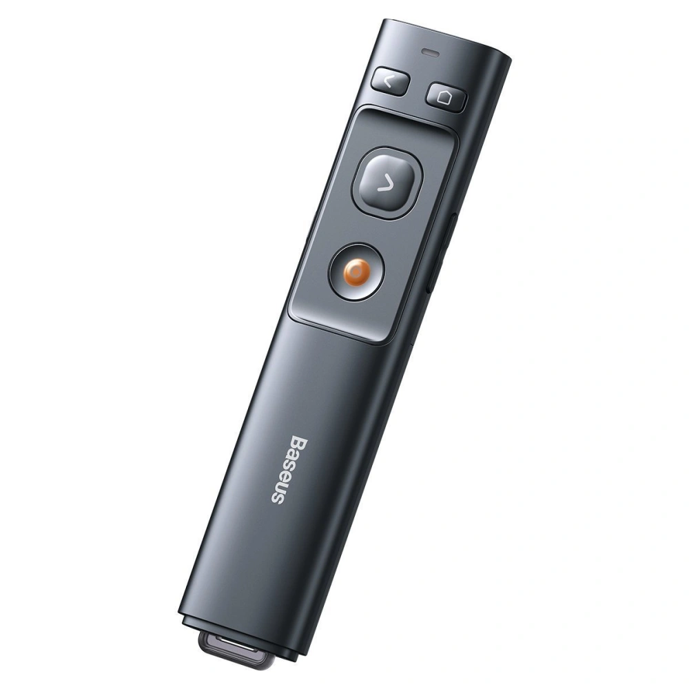 Hurtownia GSM - Pilot multifuncțional Baseus Orange Dot pentru prezentări, cu indicator laser (gri) - BSU1645GRY - {ean13} - Hurt