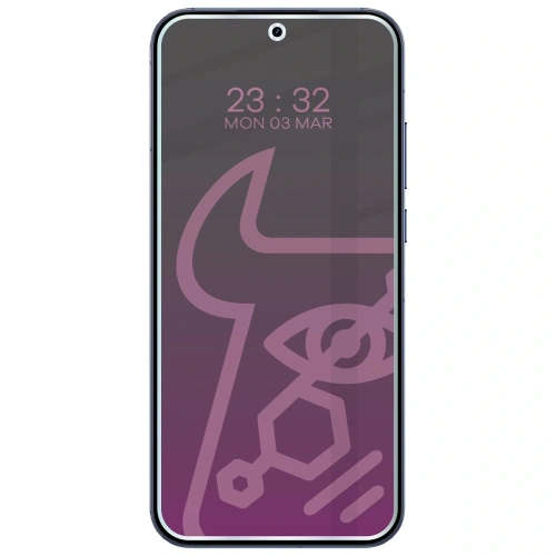 Prywatyzujące szkło hybrydowe Bizon Glass Mule Shadow do Realme GT 8 Pro matowe