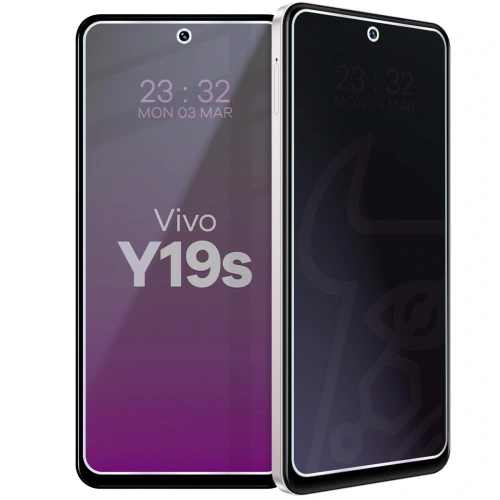 Prywatyzujące szkło hybrydowe Bizon Glass Mule Shadow do Vivo Y19s matowe