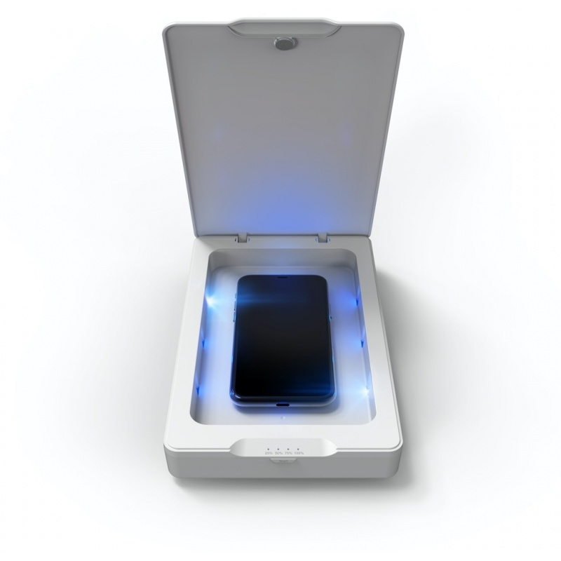 Hurtownia ZAGG - 840056129788 - ZAG037 - Lampa UV do dezynfekcji urządzeń mobilnych ZAGG InvisibleShield UV Sanitizer - B2B homescreen