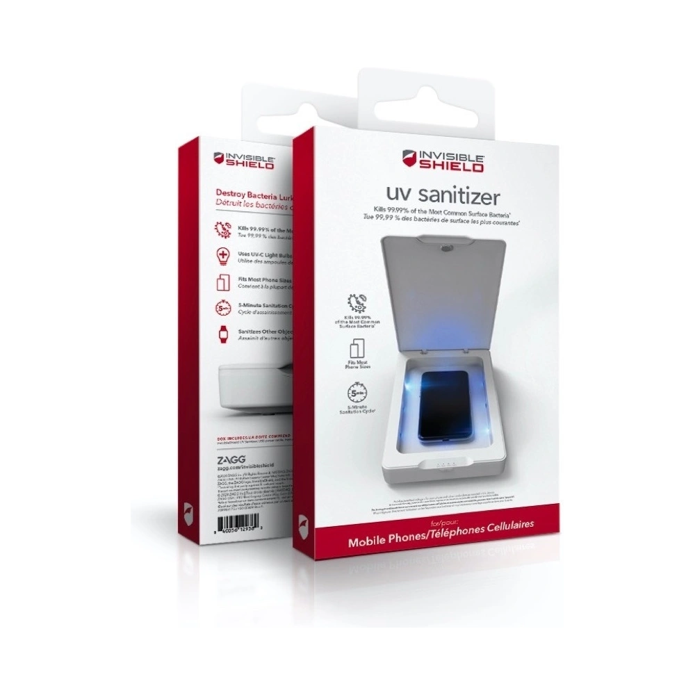 Hurtownia GSM - Lampa UV na dezinfekci mobilních zařízení ZAGG InvisibleShield UV Sanitizer - ZAG037 - {ean13} - Hurt