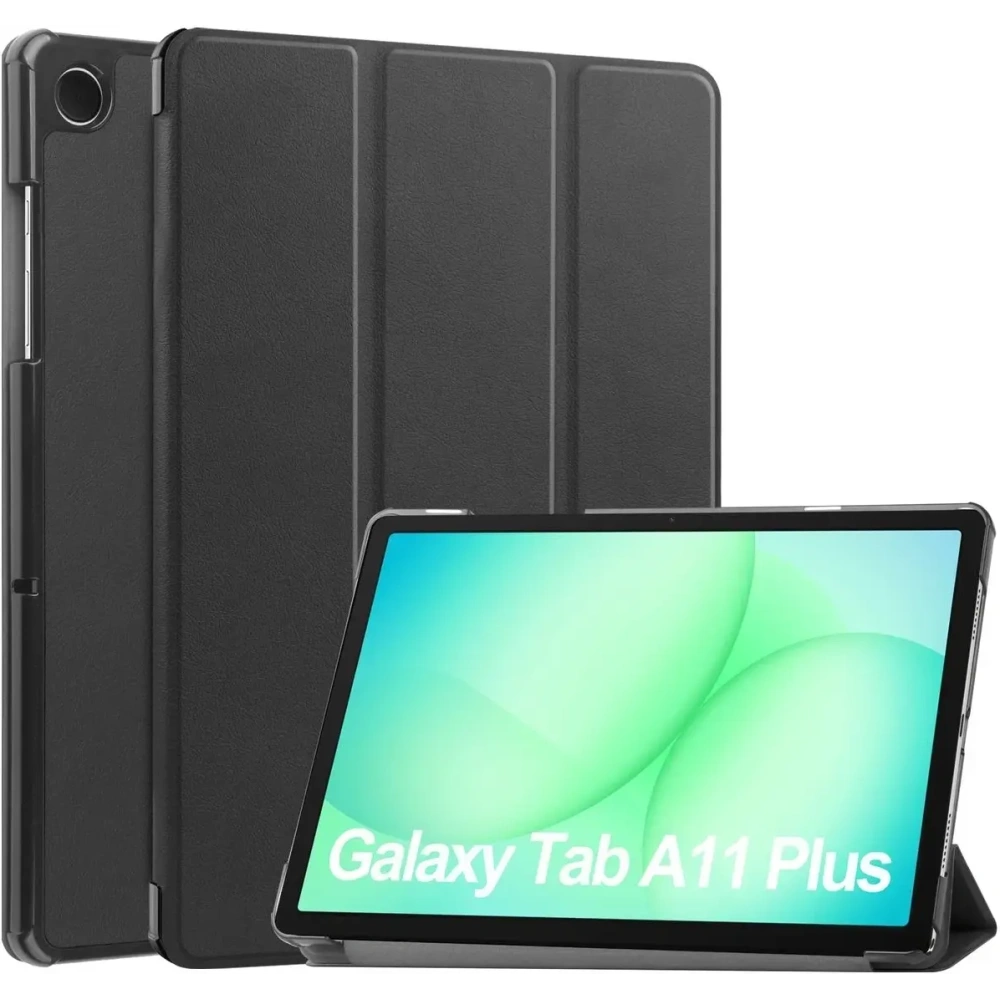 Etui z klapką Bizon Case Tab Croc do Samsung Galaxy Tab A11+ Plus / A9+ Plus czarne