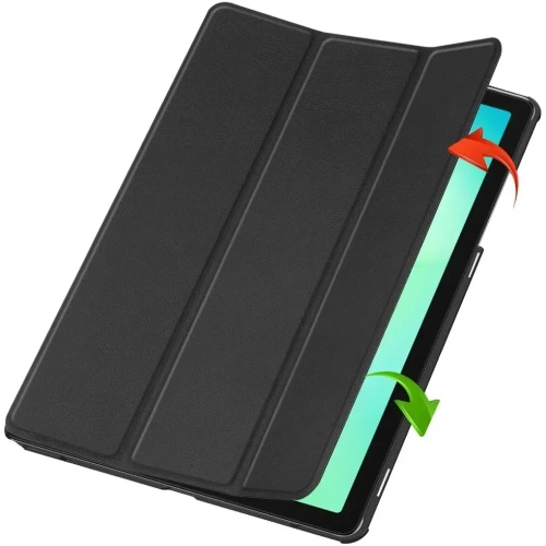 Etui z klapką Bizon Case Tab Croc do Samsung Galaxy Tab A11+ Plus / A9+ Plus czarne