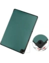 Etui z klapką Bizon Case Tab Croc do Samsung Galaxy Tab A11+ Plus / A9+ Plus ciemnozielone