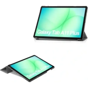 Etui z klapką Bizon Case Tab Croc do Samsung Galaxy Tab A11+ Plus / A9+ Plus szare