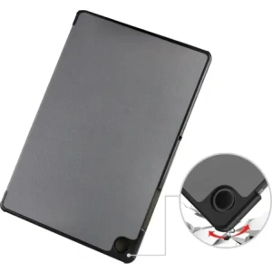 Etui z klapką Bizon Case Tab Croc do Samsung Galaxy Tab A11+ Plus / A9+ Plus szare