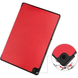 Etui z klapką Bizon Case Tab Croc do Samsung Galaxy Tab A11+ Plus / A9+ Plus czerwone