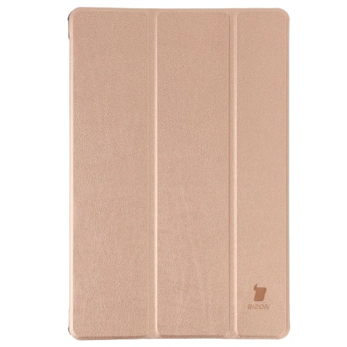 Etui z klapką Bizon Case Tab Croc do Samsung Galaxy Tab A11+ Plus / A9+ Plus różowozłote