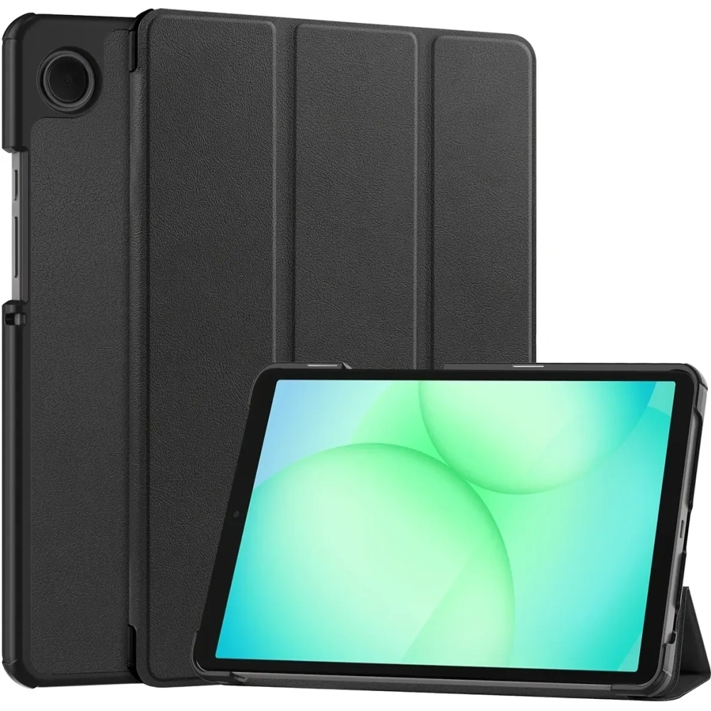Etui z klapką Bizon Case Tab Croc do Samsung Galaxy Tab A11 / A9 czarne