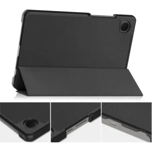 Etui z klapką Bizon Case Tab Croc do Samsung Galaxy Tab A11 / A9 czarne