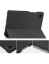 Etui z klapką Bizon Case Tab Croc do Samsung Galaxy Tab A11 / A9 czarne