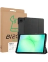 Etui z klapką Bizon Case Tab Croc do Samsung Galaxy Tab A11 / A9 czarne