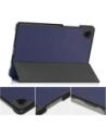 Etui z klapką Bizon Case Tab Croc do Samsung Galaxy Tab A11 / A9 granatowe