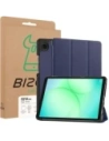 Etui z klapką Bizon Case Tab Croc do Samsung Galaxy Tab A11 / A9 granatowe