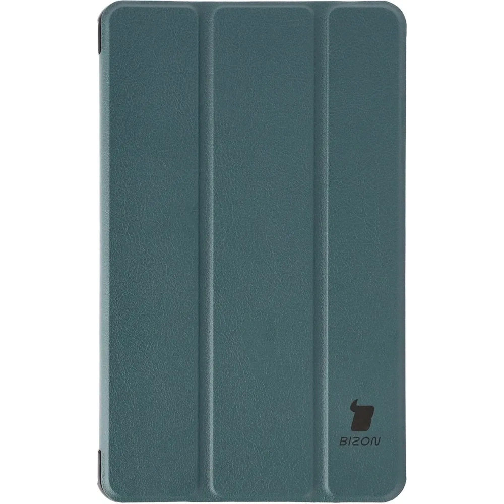 Etui z klapką Bizon Case Tab Croc do Samsung Galaxy Tab A11 / A9 ciemnozielone