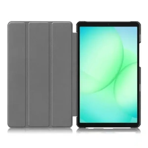 Etui z klapką Bizon Case Tab Croc do Samsung Galaxy Tab A11 / A9 ciemnozielone