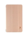 Etui z klapką Bizon Case Tab Croc do Samsung Galaxy Tab A11 / A9 różowozłote