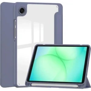 Etui z klapką Bizon Case Tab Clear Matt do Samsung Galaxy Tab A11 / A9 lawendowe