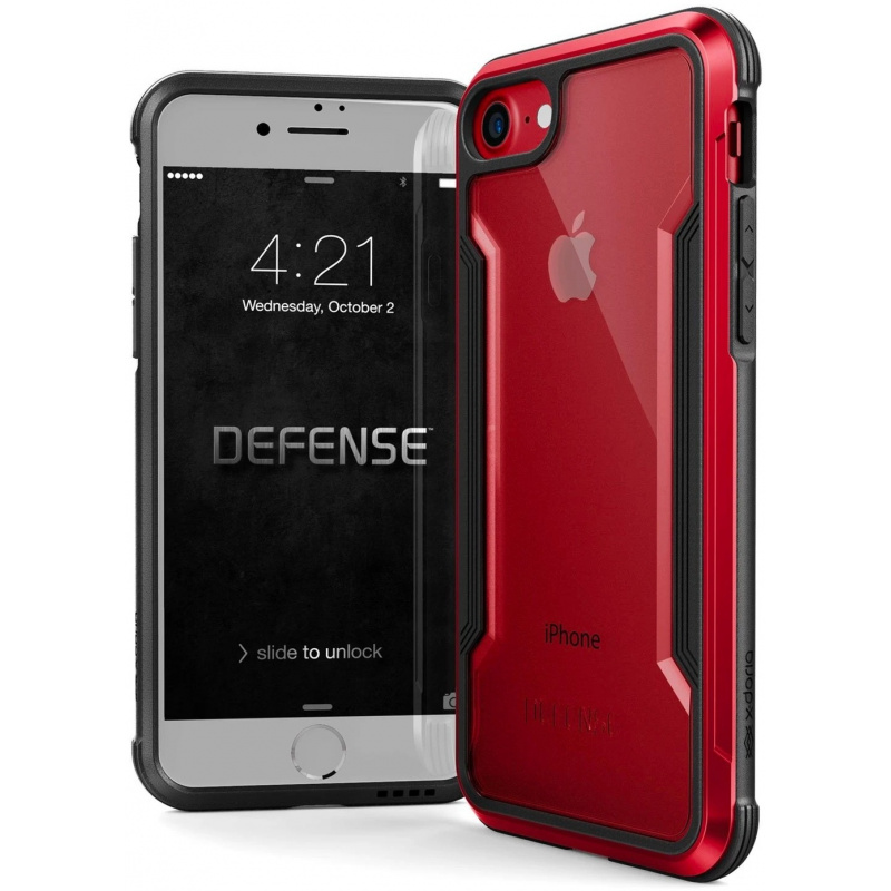 Hurtownia X-Doria - 6950941469531 - XDR065RED - Etui aluminiowe X-Doria Defense Shield Apple iPhone SE 2022/SE 2020/8/7 (Red) - B2B homescreen