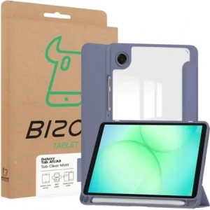 Etui z klapką Bizon Case Tab Clear Matt do Samsung Galaxy Tab A11 / A9 lawendowe