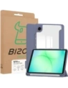 Etui z klapką Bizon Case Tab Clear Matt do Samsung Galaxy Tab A11 / A9 lawendowe