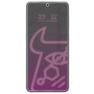 Prywatyzujące szkło hybrydowe Bizon Glass Mule Shadow do Samsung Galaxy S25 Edge matowe