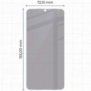 Prywatyzujące szkło hybrydowe Bizon Glass Mule Shadow do Samsung Galaxy S25 Plus matowe