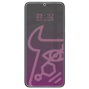 Prywatyzujące szkło hybrydowe Bizon Glass Mule Shadow do Samsung Galaxy S25 Plus matowe