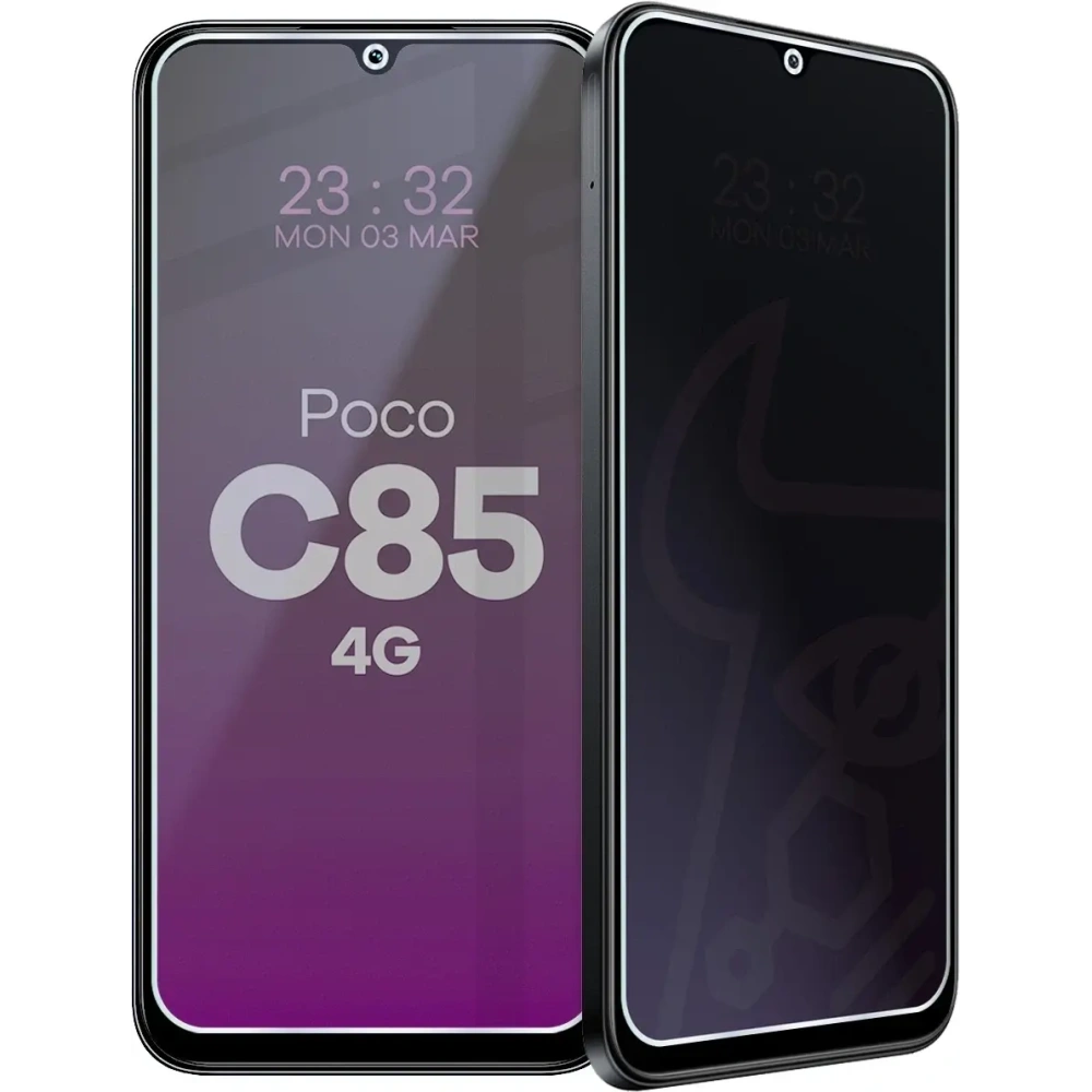 Prywatyzujące szkło hybrydowe Bizon Glass Mule Shadow do Xiaomi POCO C85 4G matowe