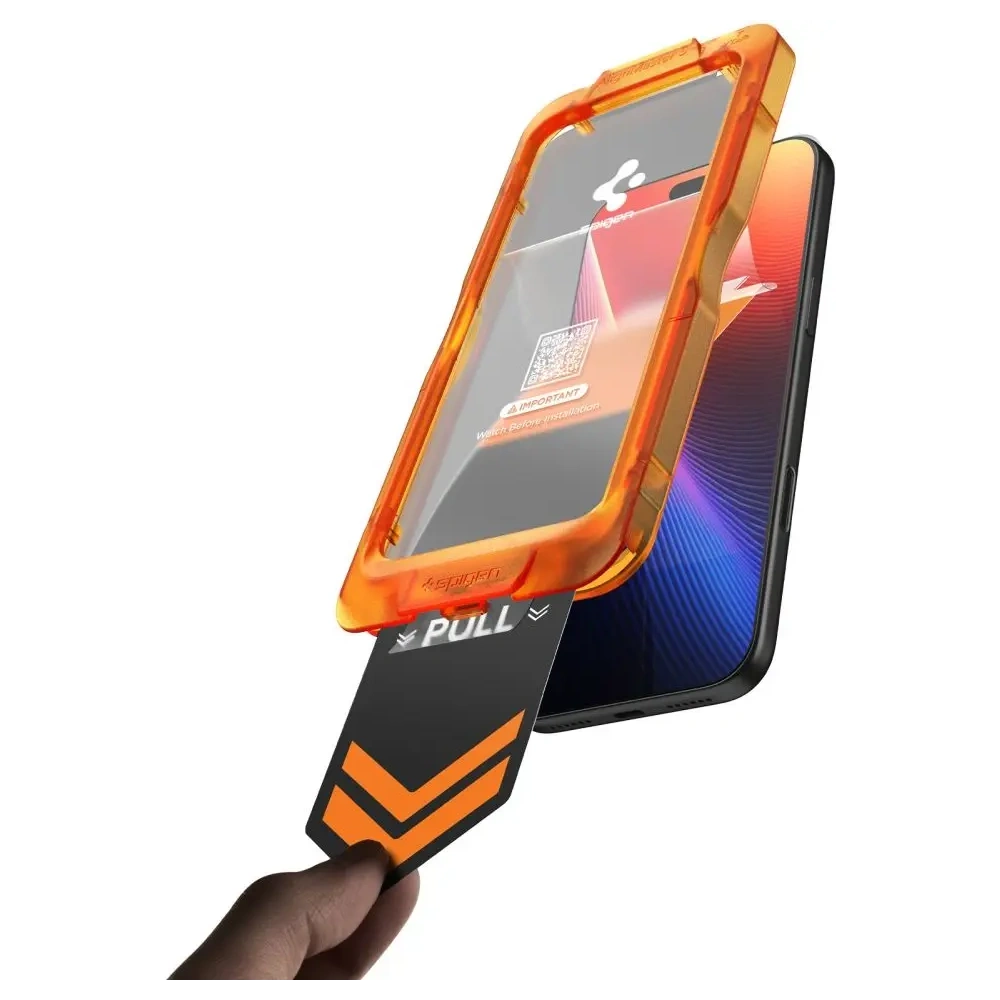 Szkło hartowane Spigen Alm Glas.tr Slim do Apple iPhone 17 Pro Max Clear [3 PACK]