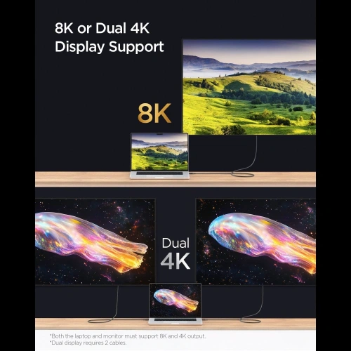 Kabel Spigen EB24012CC Essential USB-C Cable 240W 120cm Black