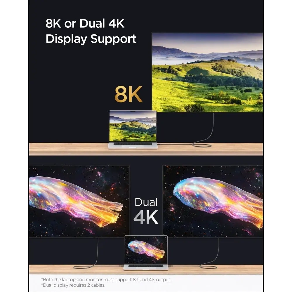 Kabel Spigen EB24012CC Essential USB-C Cable 240W 120cm Black