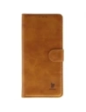 Etui z klapką Bizon Case Pocket do Motorola Moto G57 Power / G67 Power brązowe