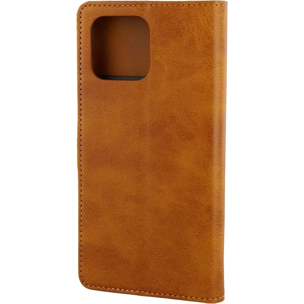 Etui z klapką Bizon Case Pocket do Motorola Moto G57 Power / G67 Power brązowe
