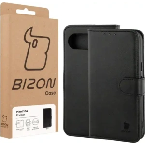 Etui z klapką Bizon Case Pocket do Google Pixel 10a czarne