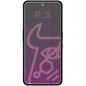 Prywatyzujące szkło hybrydowe Bizon Glass Mule Shadow do Nothing CMF Phone 2 Pro matowe
