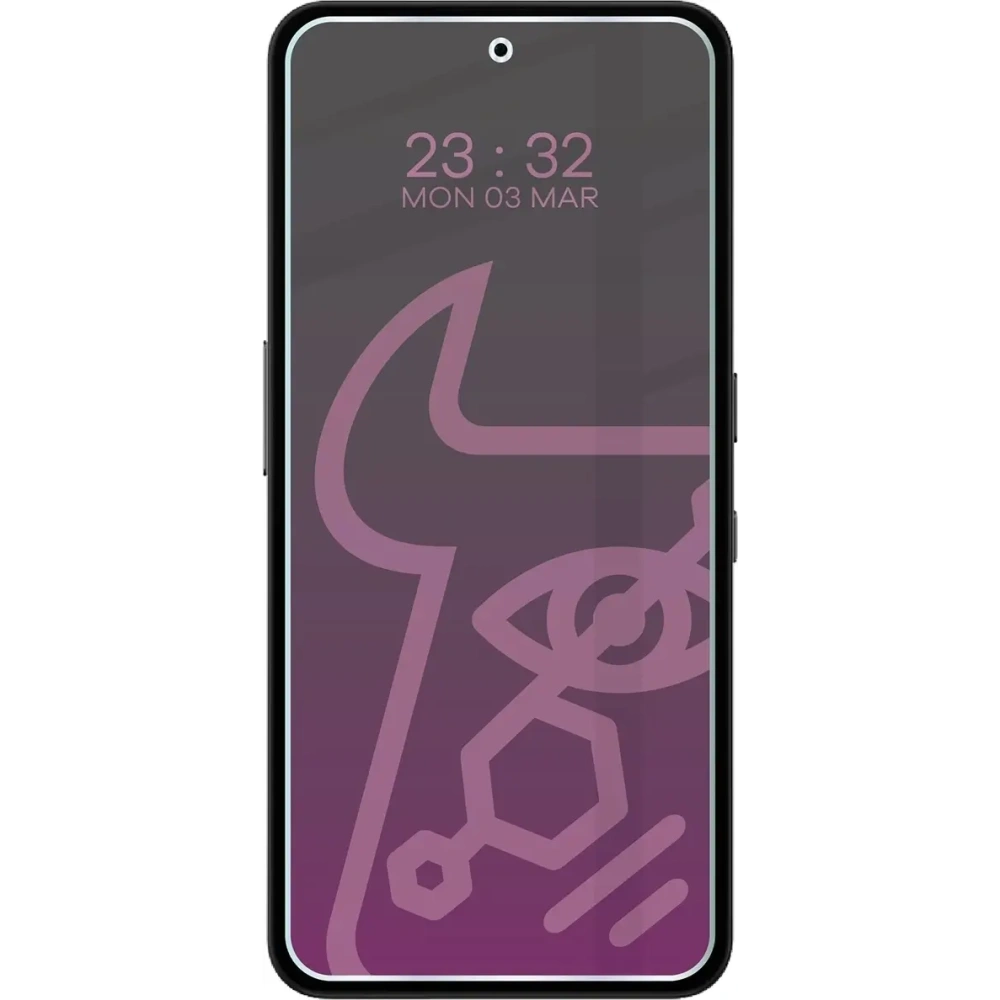 Prywatyzujące szkło hybrydowe Bizon Glass Mule Shadow do Nothing CMF Phone 2 Pro matowe